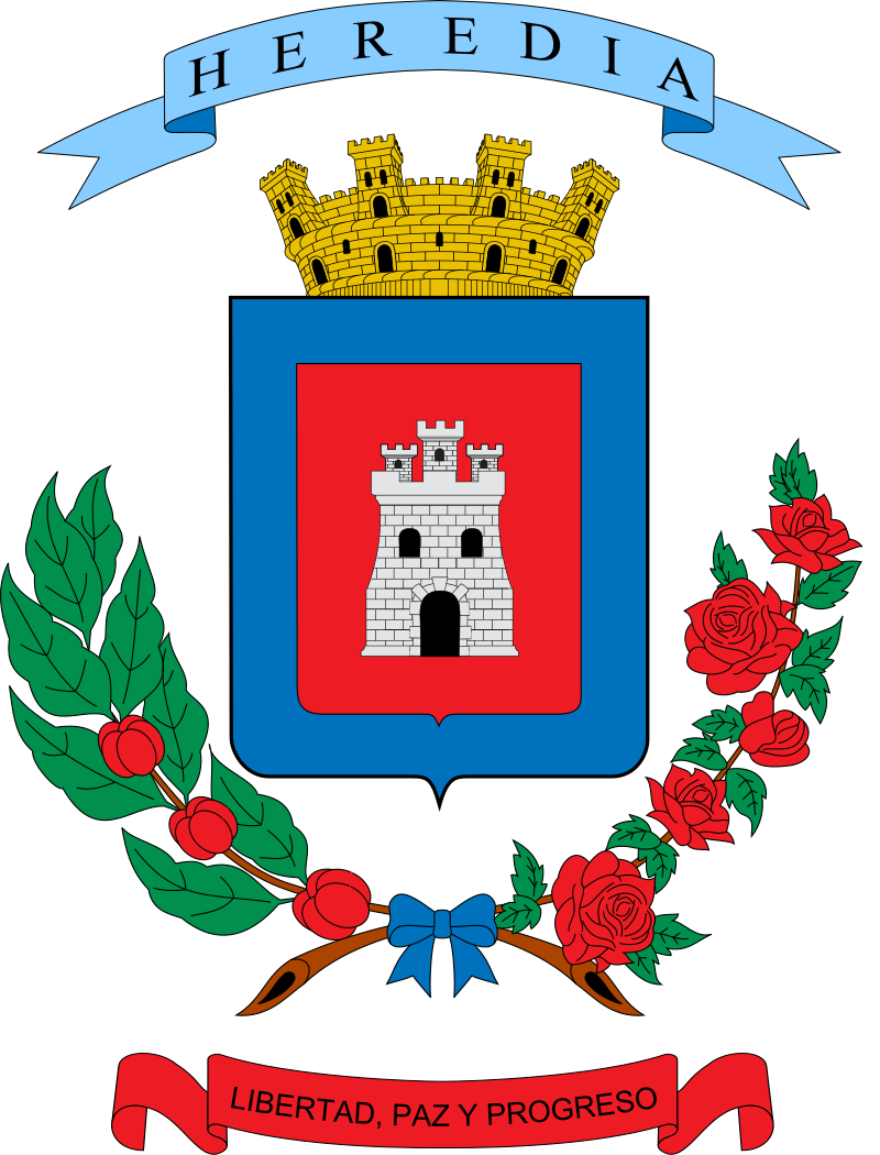 Escudo de la Provincia de Heredia, Cortesía de Wikipedia