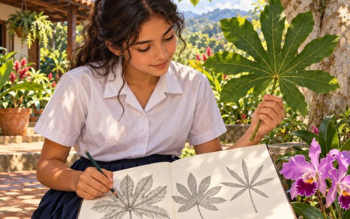 Ilustración: Abstracción y estilización de las formas de la naturaleza