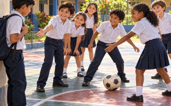 Ilustración: Acciones de inclusión contra la discriminación en la escuela