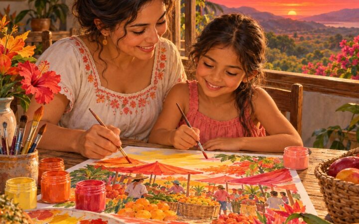 Ilustración: Armonías por análogos: colores vecinos para pintar tu comunidad