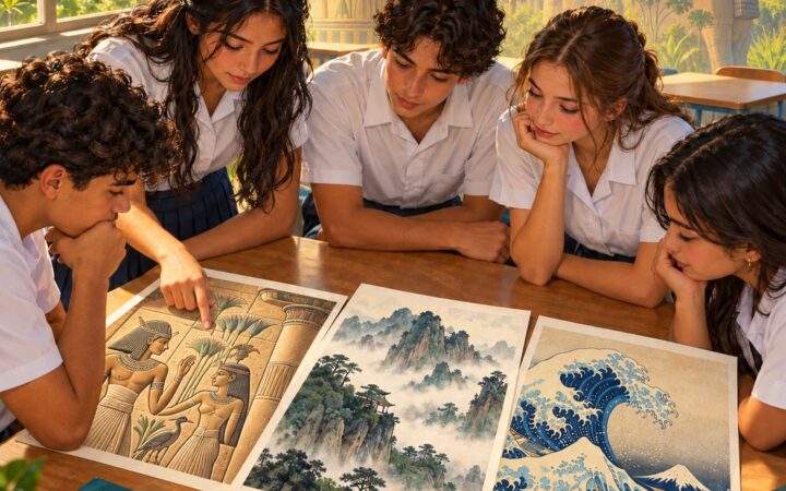 Ilustración: Arte antiguo: Egipto, Mesopotamia, Persia, China y Japón
