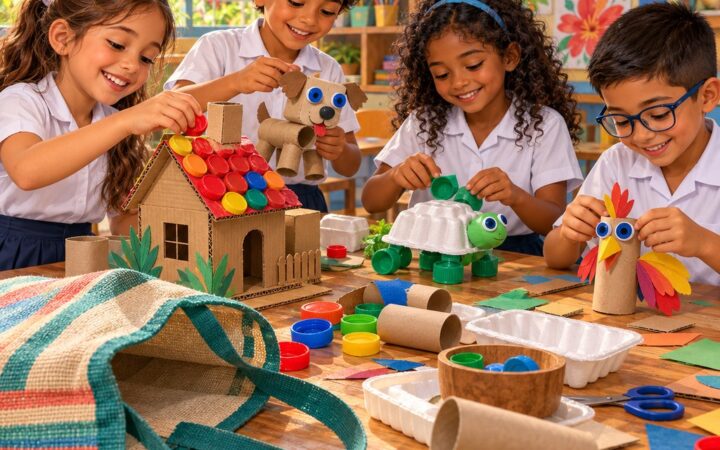Ilustración: Arte con materiales reciclables: ideas fáciles para hacer en casa