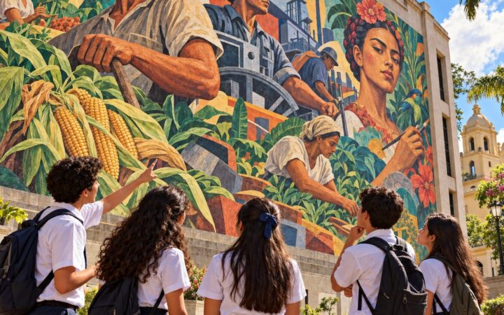 Ilustración: Arte latinoamericano moderno: muralismo, Frida Kahlo y más