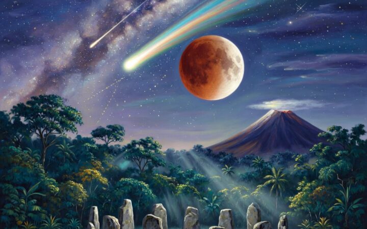 Ilustración: Astronomía: cometas, eclipses, calendarios y saberes ancestrales