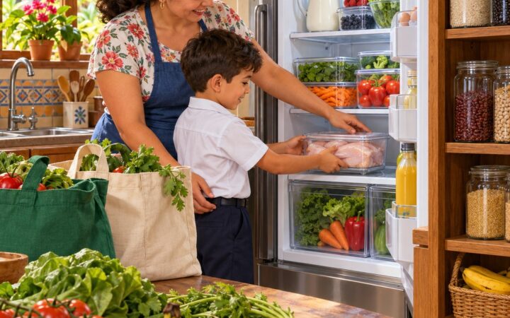Ilustración: Cómo conservar y almacenar los alimentos sin contaminarlos