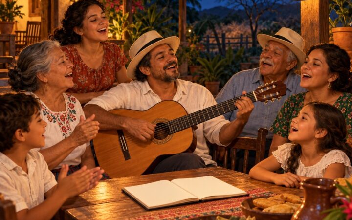 Ilustración: Compositores de la música tradicional costarricense