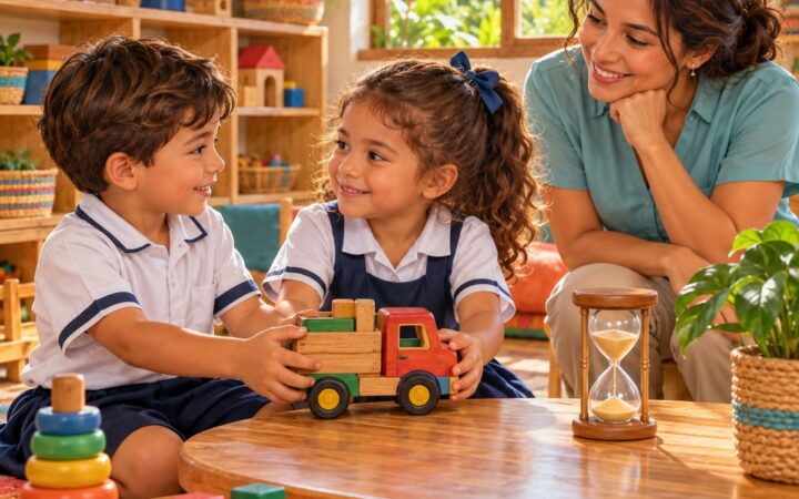 Ilustración: Convivir bien en preescolar: normas, valores y resolver conflictos