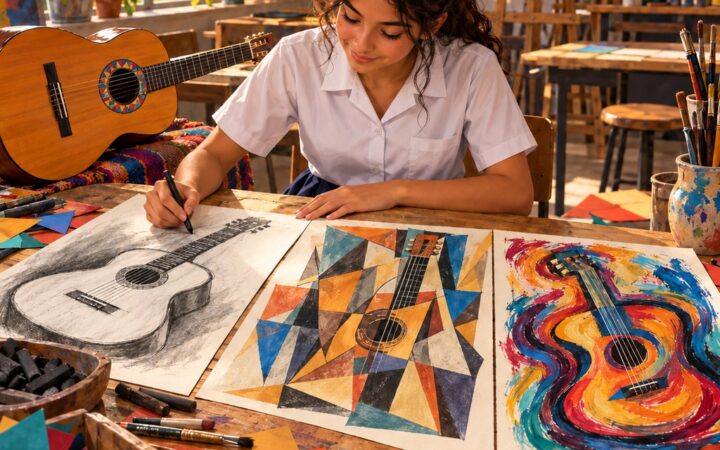 Ilustración: Cubismo y expresionismo: Picasso, Braque, Munch y Kirchner