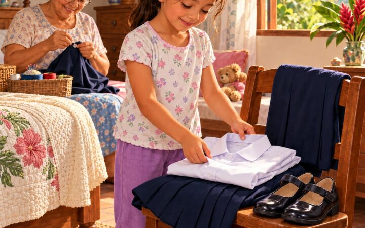 Ilustración: Cuidado de la ropa y buena presentación personal