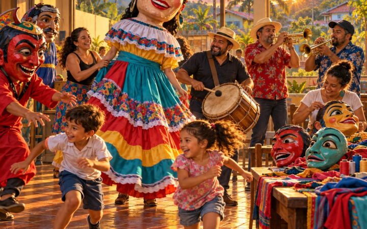 Ilustración: Cultura tradicional costarricense: música, danzas y fiestas