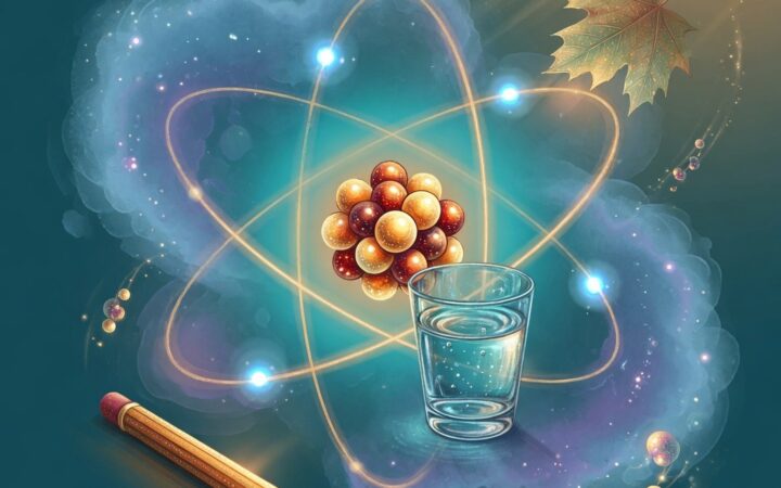 Ilustración: El átomo y sus modelos: de Demócrito a Bohr y Schrödinger