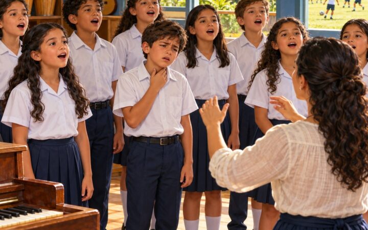 Ilustración: El canto y la voz: cómo funciona y cómo cuidarla
