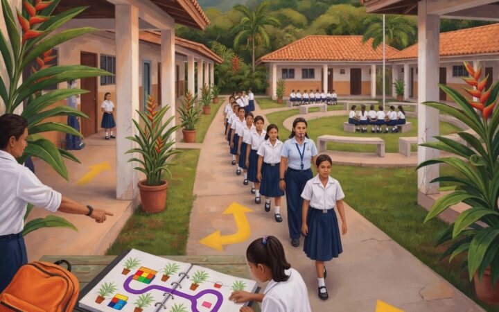 Ilustración: El plan institucional de gestión del riesgo del centro educativo