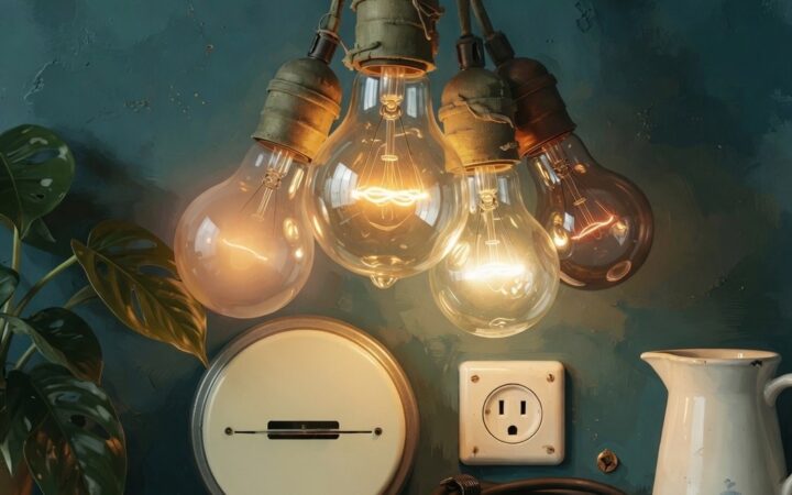 Ilustración: Electricidad en el hogar: vatios, kilovatios-hora y bombillos