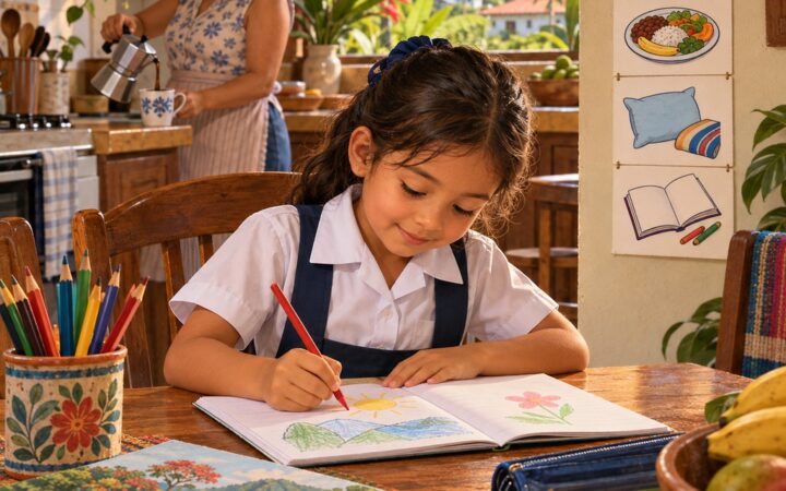Ilustración: Esfuerzo y disciplina para que te vaya mejor en la escuela