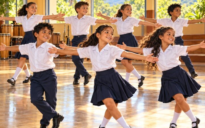 Ilustración: Expresión corporal, danza y coreografía para un montaje