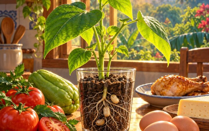 Ilustración: Fotosíntesis y cómo obtienen alimento los seres vivos