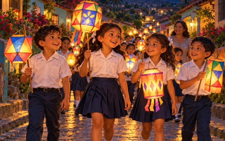 Ilustración: Himno Patriótico al 15 de Setiembre y cantos de inclusión y Navidad