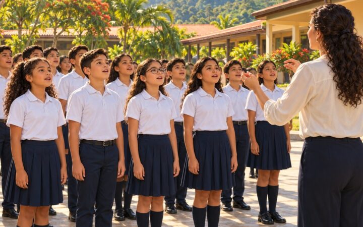 Ilustración: Himnos de Costa Rica: cómo cantarlos y qué valores expresan
