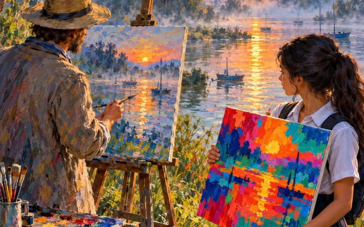 Ilustración: Impresionismo y fauvismo: luz y color en el arte moderno