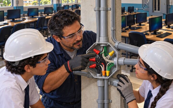 Ilustración: Instalaciones eléctricas entubadas: empalmes y circuitos ramales