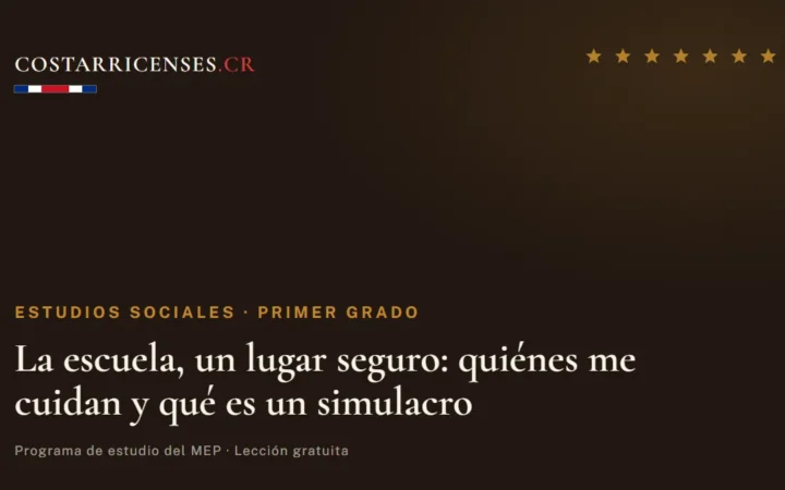 La escuela, un lugar seguro: quiénes me cuidan y qué es un simulacro — Estudios Sociales, Primer grado