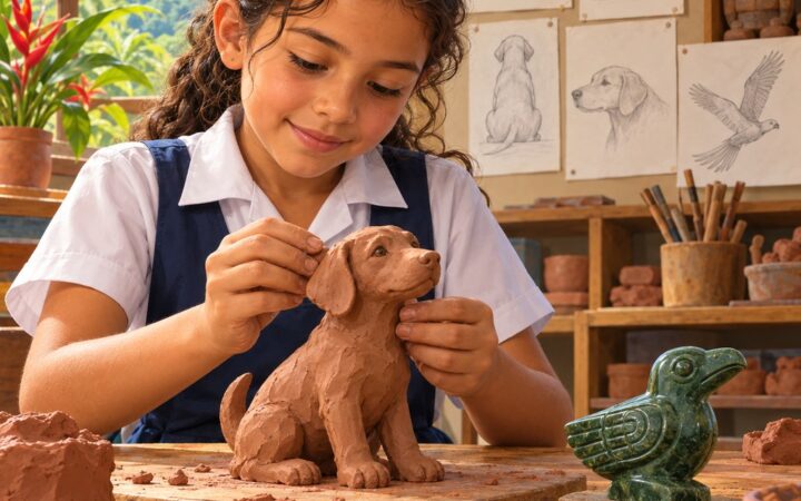 Ilustración: La escultura como lenguaje expresivo: cómo crear una