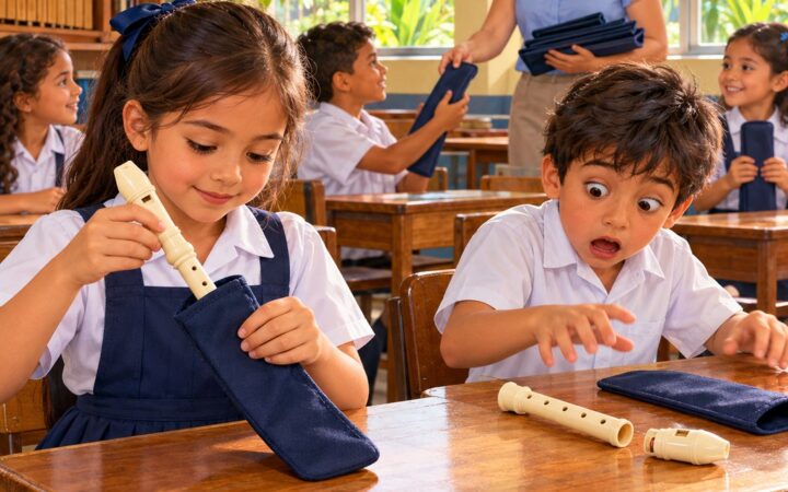 Ilustración: La flauta dulce: cuidados y primeras notas