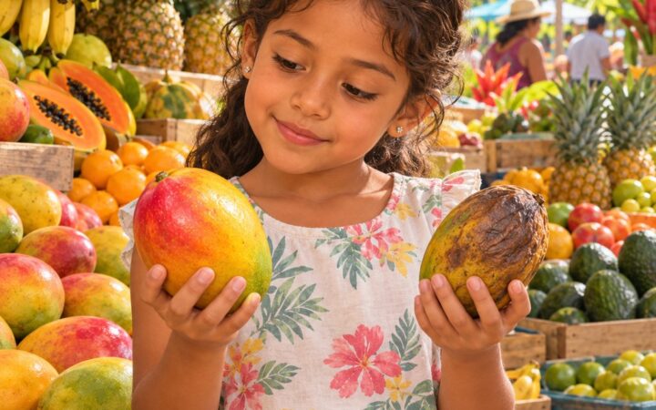 Ilustración: La intensidad del color y la salud: colores vivos y colores apagados