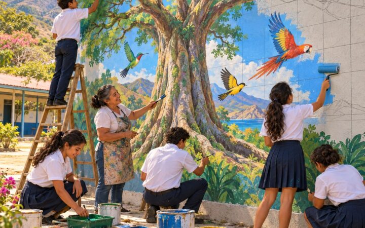 Ilustración: Las cuatro causas de una obra: inicial, formal, material y técnica