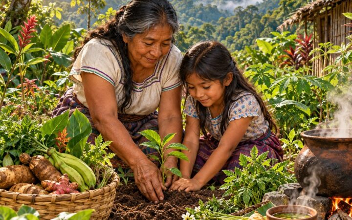 Ilustración: Los saberes cabécares: alimentación, salud y conocimientos ancestrales