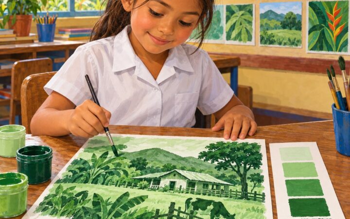 Ilustración: Matices y monocromías: pintar con un solo color
