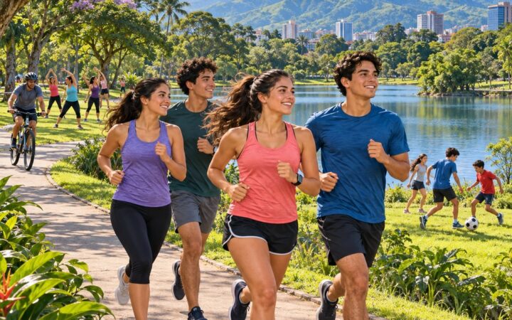 Ilustración: Medio natural y medio urbano: recreación y entrenamiento