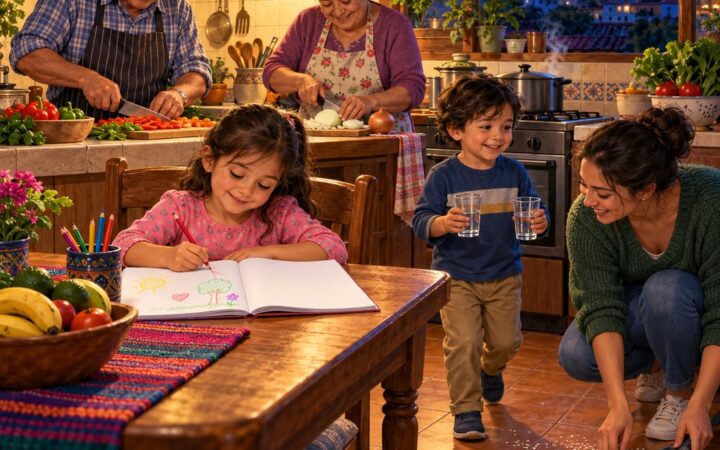 Ilustración: Mi familia y la familia de Jesús: cómo convivimos en casa
