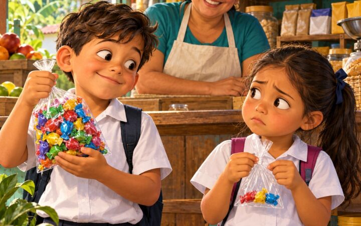 Ilustración: Mucho, poco, más, menos: cuantificadores en preescolar