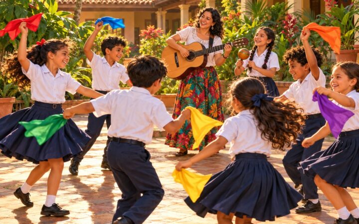 Ilustración: Músicas y bailes de Latinoamérica y el mundo: cómo escucharlos