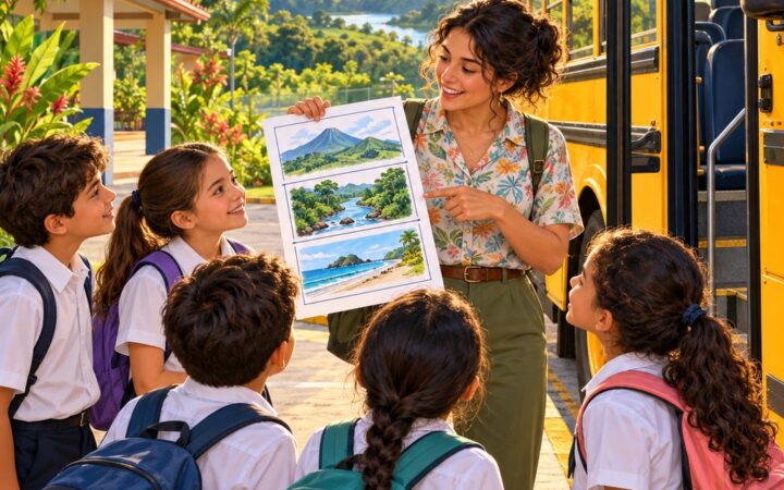 Ilustración: Organizzare una visita en italiano: partenza, destinazione