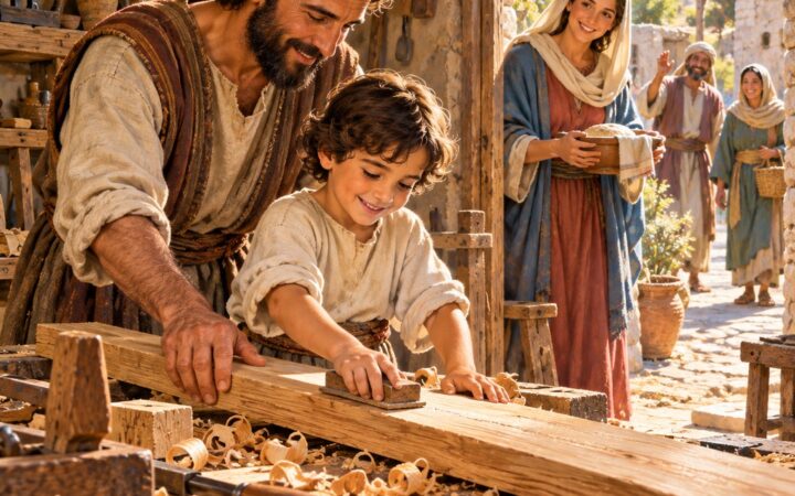 Ilustración: Quién es Jesús: su familia, su niñez, su amistad y su trabajo
