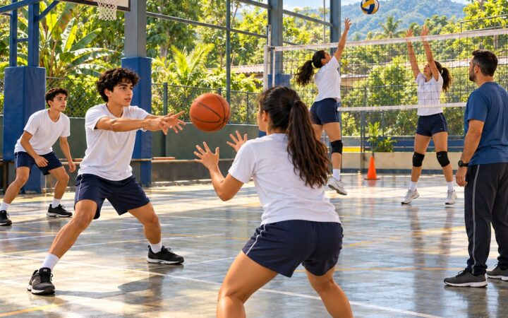 Ilustración: Repaso de deportes del Tercer Ciclo: reglas y fundamentos