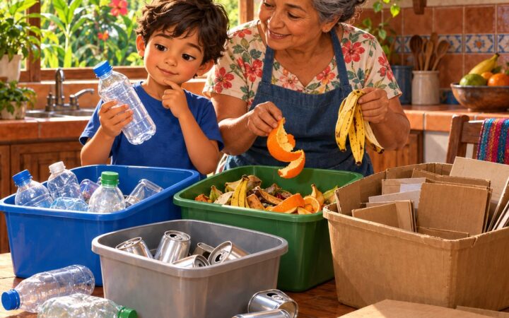 Ilustración: Residuos del hogar: cómo clasificarlos y reutilizarlos