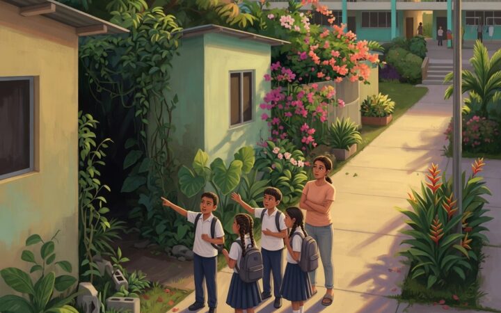 Ilustración: Seguridad en la comunidad y en el colegio: organización y propuesta