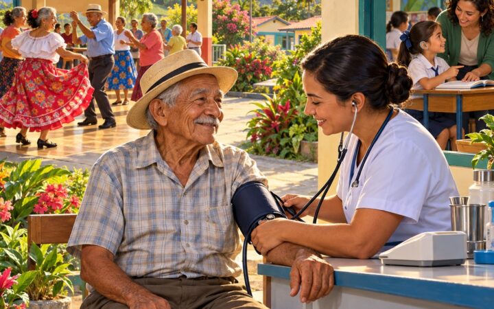 Ilustración: Servicios de salud, educación y cultura para poblaciones vulnerables
